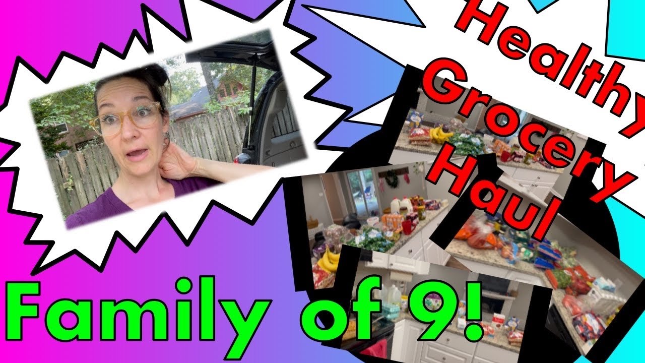 Grocery Haul!  Large Family of 9!  Heathy food!  Trim Healthy Mama! Veggies coming out of our 👂’s!