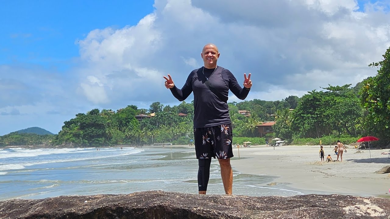 Praia do Pinheiro, em Guarujá/SP.