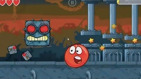 Red Ball 4 - Box Factory - All levels and Boss - END GAME - gameplay