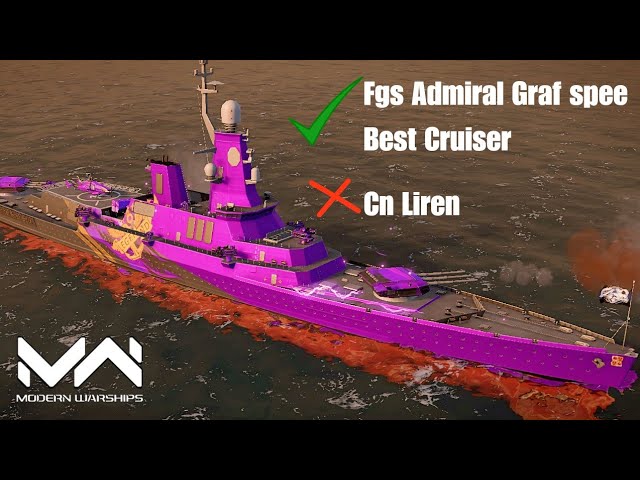 Modern Warships:-Fgs Admiral Graf spee,Best Cruiser  better than-Cn Liren|Tamil #modernwarships class=