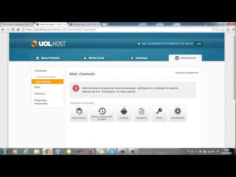 UOL HOST Problemas no Painel de Controle