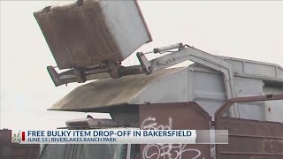 Free bulky item drop-off in Bakersfield set for Saturday