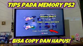 TIPS FOR COPYING AND DELETING PS2 MEMORY SAVE DATA❗️