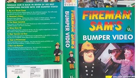 Fireman Sam's Bumper Video (1997 UK VHS)