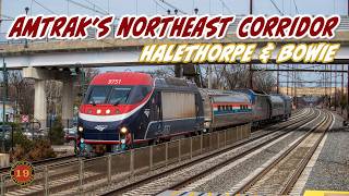 Railfanning Northeast Corridor | Amtrak, MARC & HHP-8C Test Train | Halethorpe & Bowie