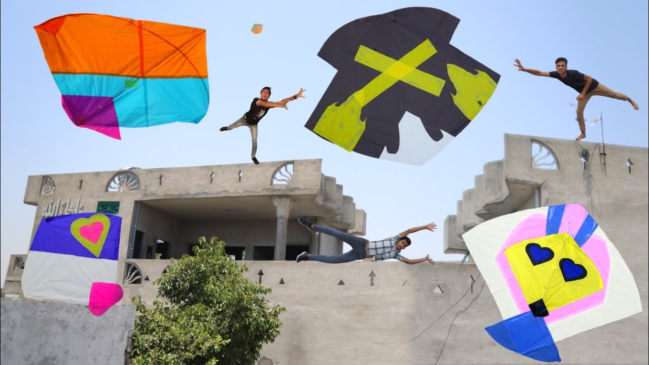 Beautiful Kite Catch Vs Kite Flying Challenge | Kite