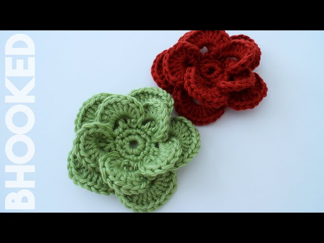 Crochet Wheel Flower  Isn't this a pretty flower to put on a hat