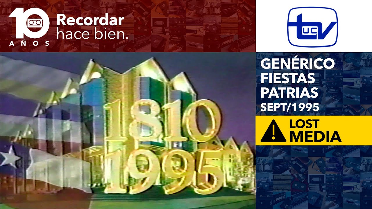 Genérico Fiestas Patrias en Canal 13 (Septiembre 1995)