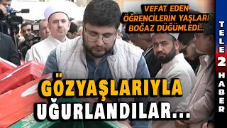 Kahramanmaraşta Okulda Silahlı Saldırıda Hayatını Kaybedenler Son Yolculuğuna Uğurlandı...