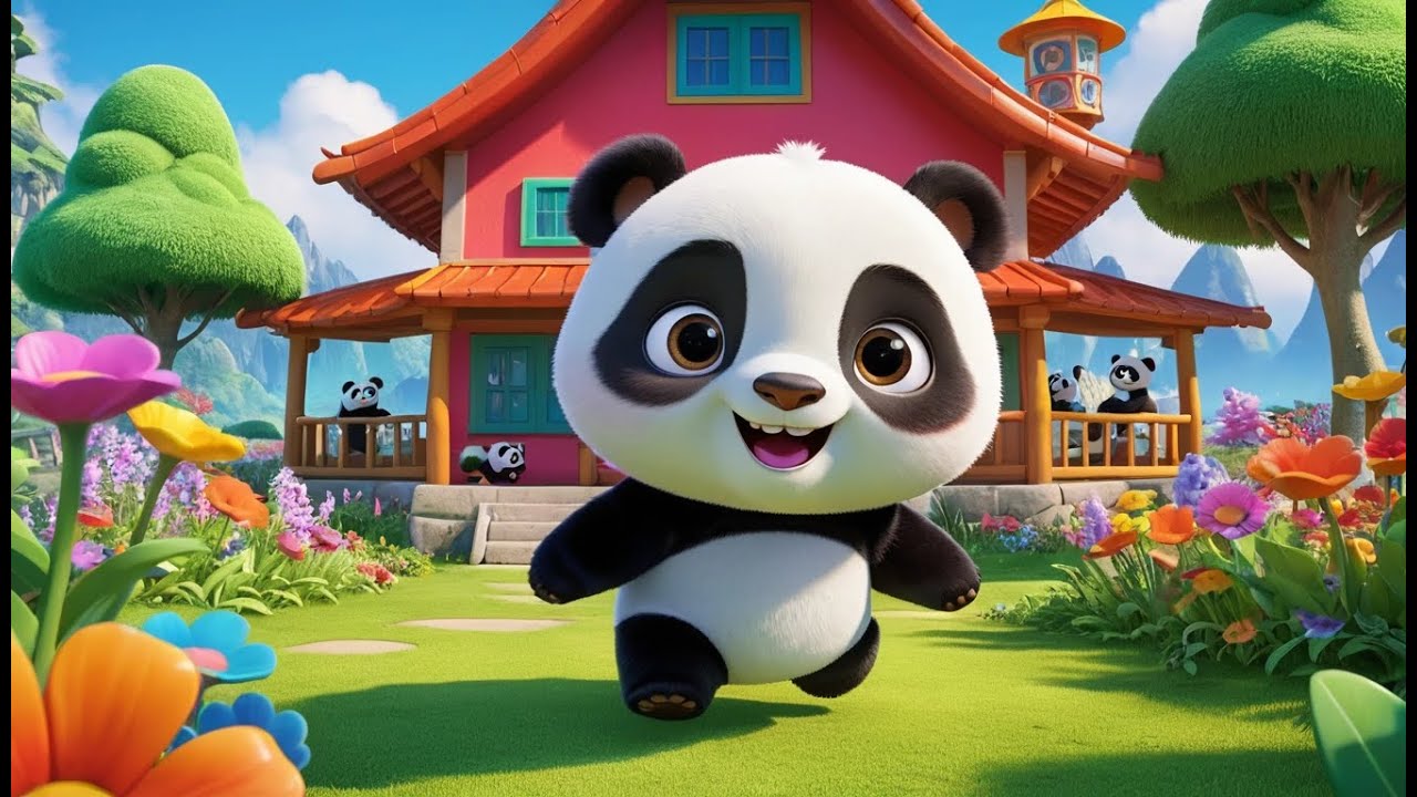 Panda Bear, Panda Bear, Twirl Around! | Fun Panda Dance Song for Toddlers | Animal Movement Rhyme