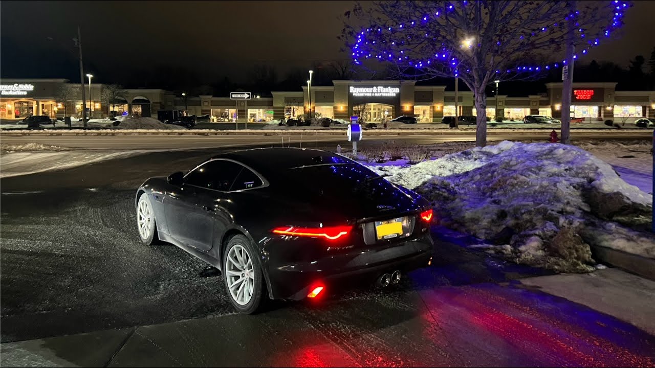 2016 Jaguar F-Type V6 RWD COUPE TUNED TO 416HP POV NIGHT DRIVE + FULL REVIEW (3D Audio)(ASMR)