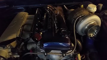 240SX Ka24de Turbo Running on 4 Aem Smart Coils With Aem Ems