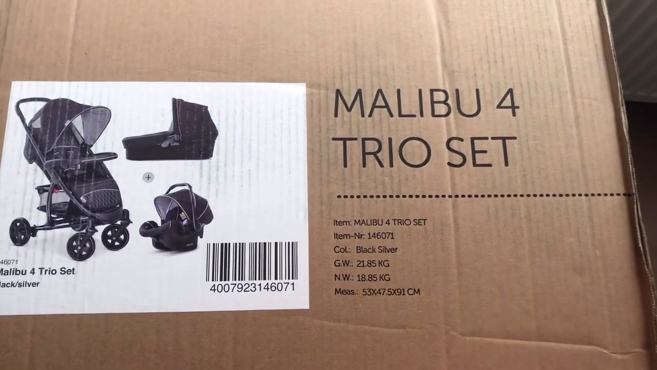 hauck malibu 4 trio set travel system