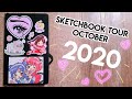 Drawing ONLY Cute Girls! Inktober 2020 Sketchbook Tour