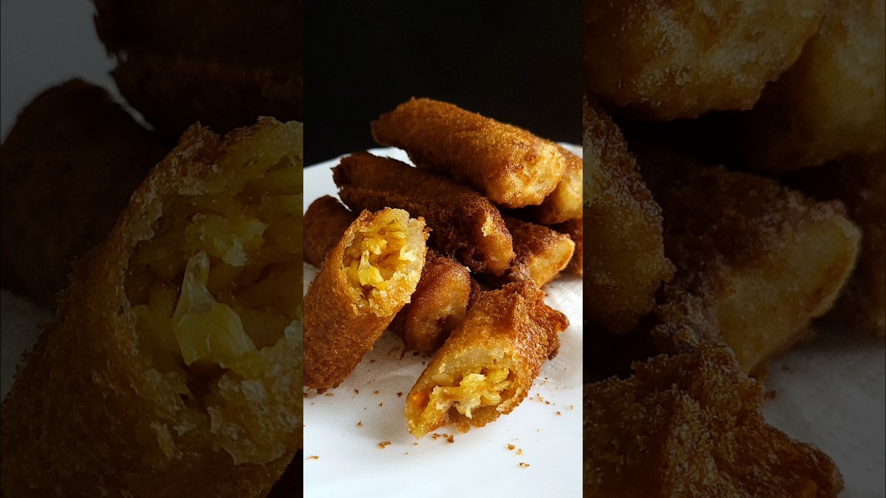 😘Crispy Maggi Bread Spring Rolls | Easy Evening Snack Recipe