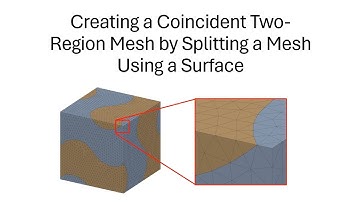 PrePoMax & CalculiX - Split mesh