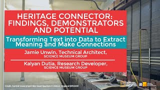 'Transforming Text into Data to Extract Meaning \& Make Connections - Kalyan Dutia \& Jamie Unwin, SMG