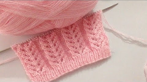 Easy 4 Rows Repeat Pattern For Babies And Ladies Cardigan