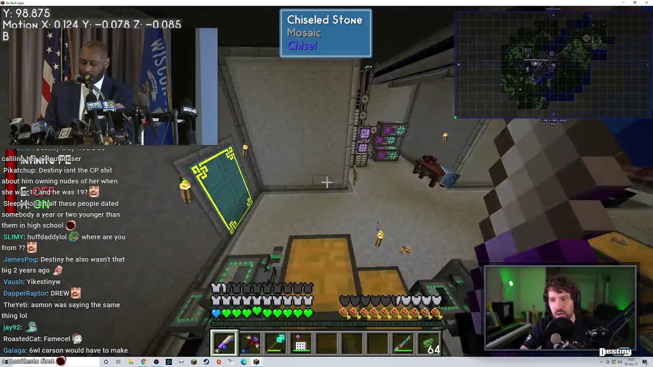 Destiny's take on "Power Imbalance" regarding Carson accusations.