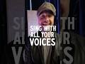 Try this exercise  sing with all your voices shorts vocalcoach exercise vocalexercise song