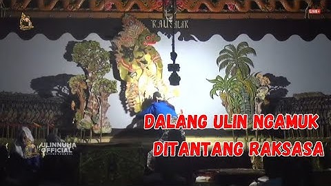 TELAT NGOPI DALANG ULIN NGAMUK !!! BERANTEM DENGAN WAYANG RAKSASA