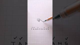 logo for TANGERANG #logodesign #tangerang #shorts