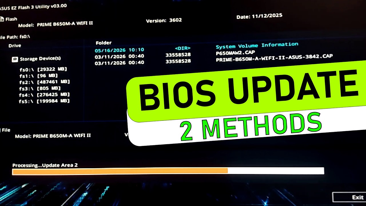How to Update Your Motherboard BIOS – Step by Step Guide - YouTube