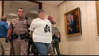 Dream Defenders protest at Florida Gov. Ron DeSantis' office in Tallahassee