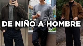 La diferencia entre vestirte como un chico y como un hombre