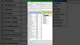 Excel Hack: Calculate Totals Only for Specific Items!