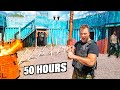 50 Hours In Zombie Apocalypse! Ultimate Zombie BOX FORT Survival Base!