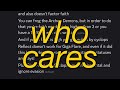 Middle of video