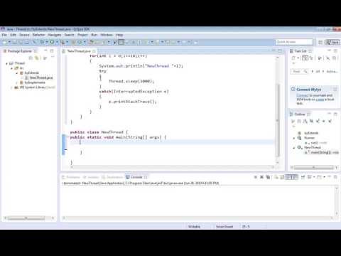 Creating thread by extending thread class part -2