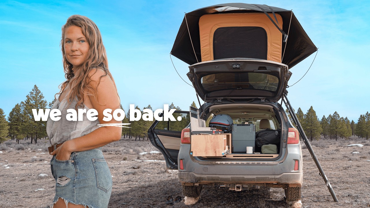 Solo Winter Car Camping in the Desert