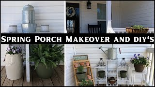 Spring Porch Makeover/Diy Farmhouse Porch Decor on a Budget