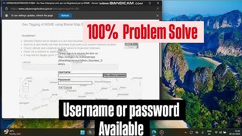 Udyam registration latitude longitude username and password #solve