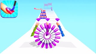 NAILS SMASH game MAX LEVEL BEST 💕🌈👸 Gameplay All Levels Walkthrough iOS Android New Game 3D screenshot 1