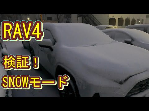 【rav4】検証！snowモード