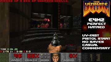 DOOM - E4M2: Perfect Hatred 100% (UV-Fast) w/Commentary