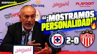 Potro Gutiérrez tras Cruz Azul 2-0 Necaxa: “Mostramos personalidad”