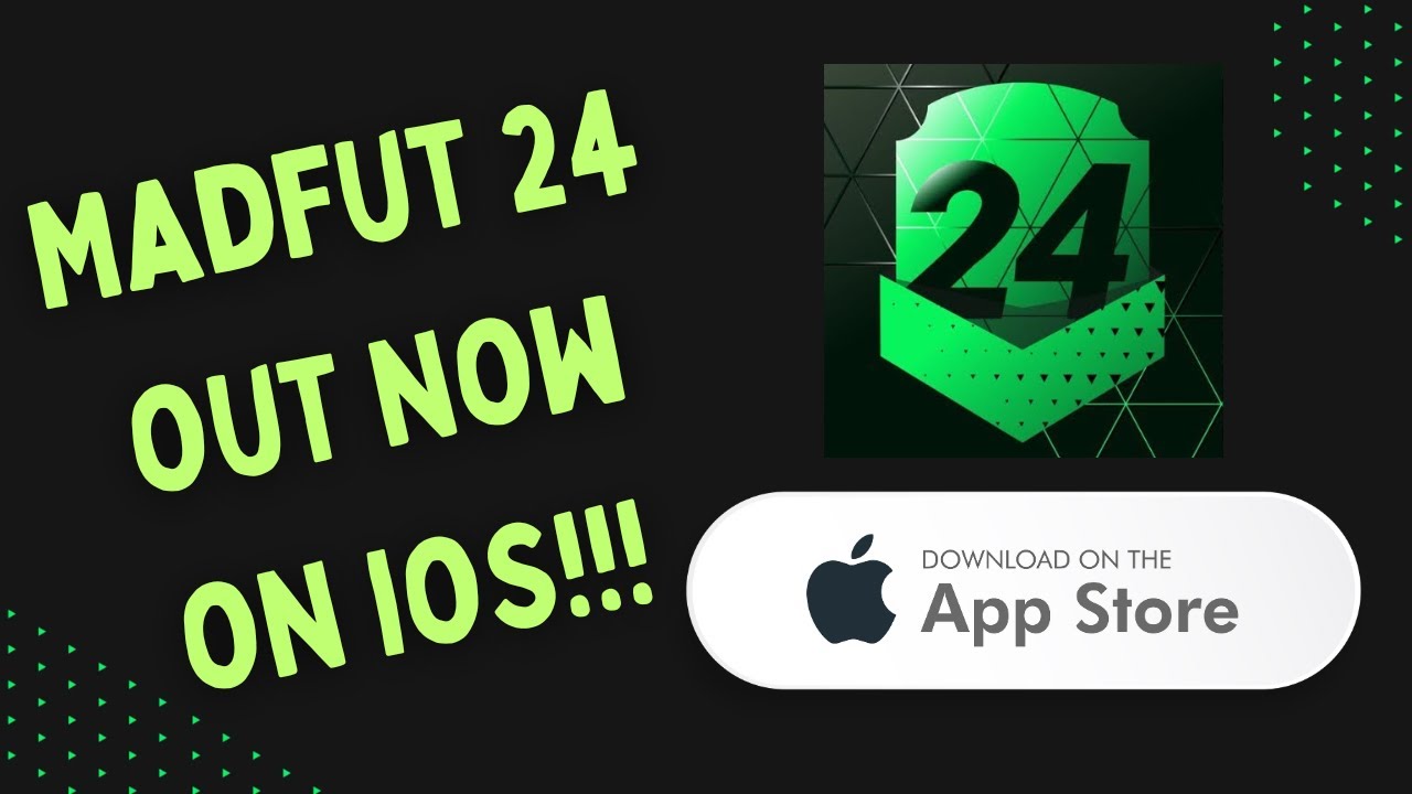 MADFUT 24 IS OUT NOW ON IOS!!!