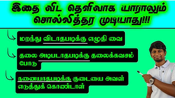 NEW SENTENCE STRUCTURE | SPOKEN ENGLISH IN TAMIL | ADVANCE ENGLISH WITH DAVID ANBU | LEST