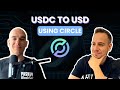 Converting USDC (Crypto) to USD (Fiat) Using Circle