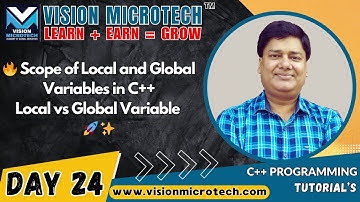 🔥 Scope of Local and Global Variables in C++ | Local vs Global Variable in C++ Explained 🚀 ✨