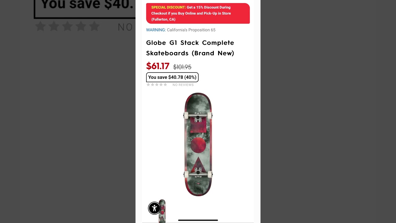 Motorhelmets Store Sale Globe G1 Stack Complete Skateboards 