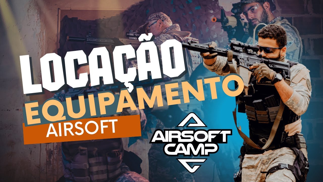 LOCAÇÃO EQUIPAMENTO - AIRSOFT CAMP - YouTube