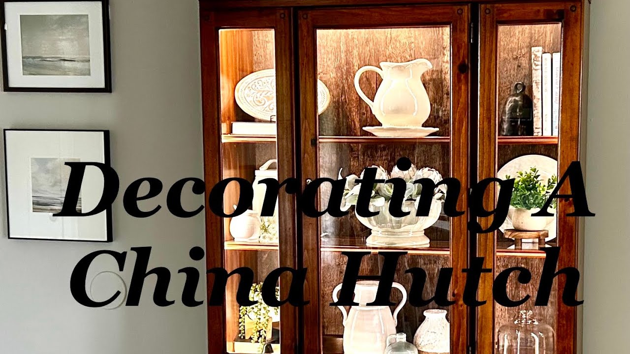China Hutch Cabinet Decorating Ideas Eight Easy Tips For Styling A