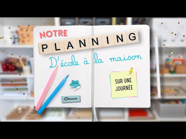 Notre Planning Organisation Sur Une