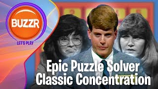 This Contestant is AMAZING at solving puzzles! - Classic Concentration | BUZZR