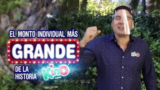 Felicitamos al ganador de ReKino que cobró el premio individual más grande la historia de Kino!